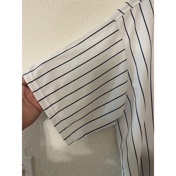 Mitchell’s & Ness New York Yankees Derek Jeter Stripped Jersey SZ 54 PLS Read - Picture 3 of 16